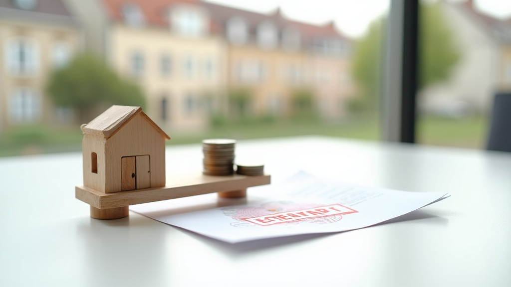 Illustration d'une maison en construction avec des flèches indiquant les zones exonérées