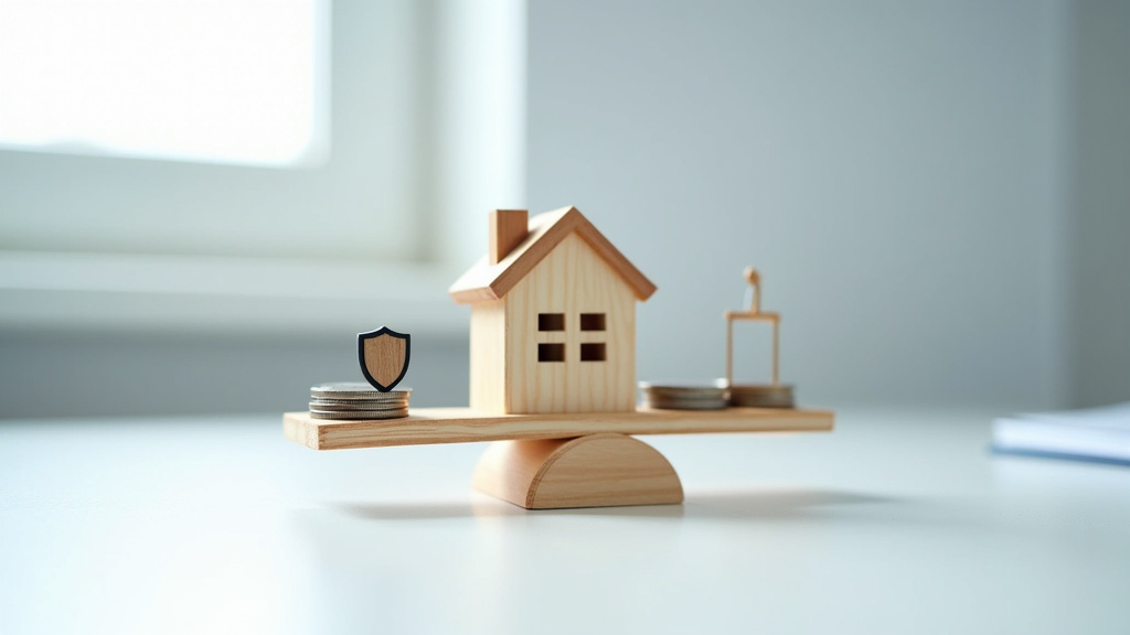 Illustration représentant un propriétaire consultant son avis de taxe foncière avec des options d'exonération