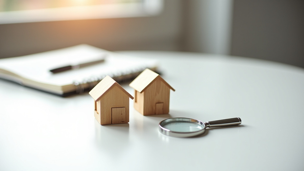 Conseiller en investissement examinant des biens immobiliers sur un écran