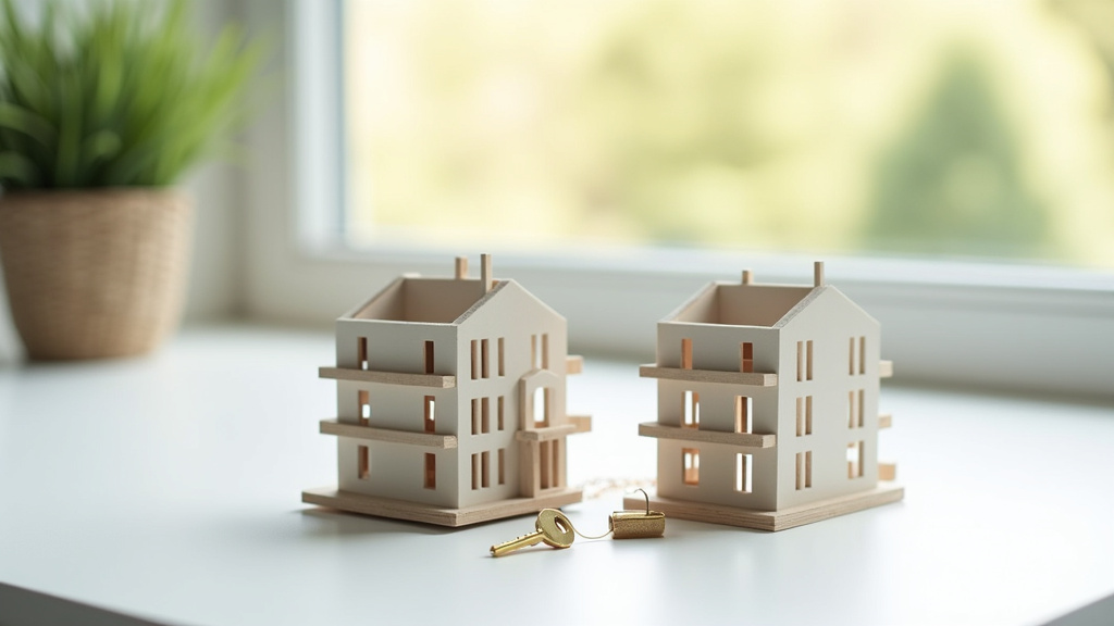 Visuel d'un immeuble neuf moderne avec un ciel bleu