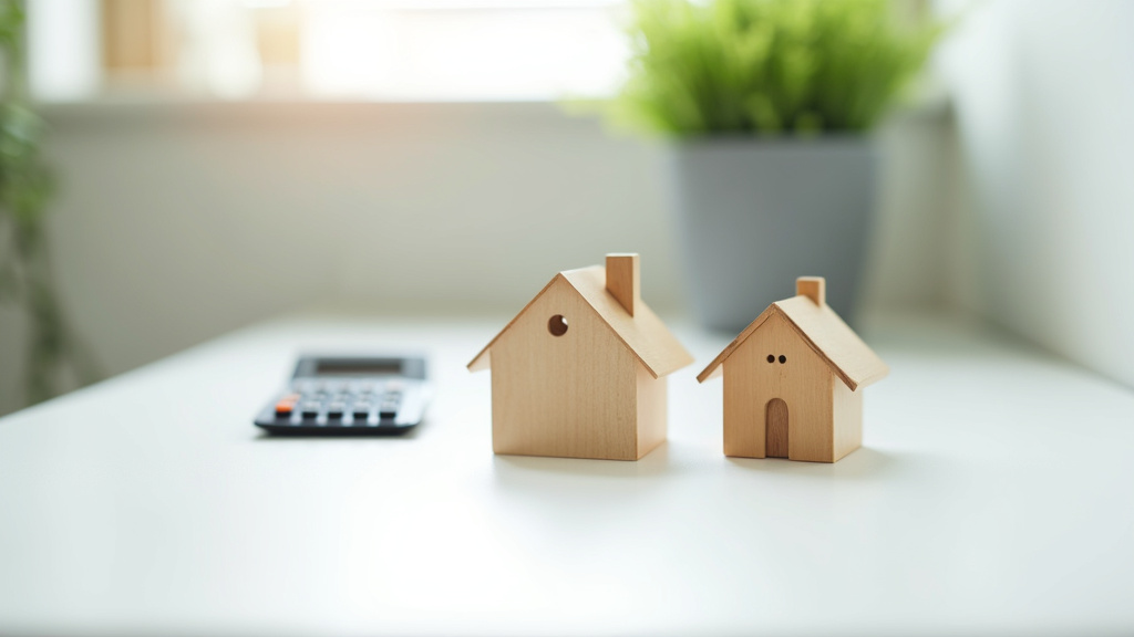 Gros plan sur une personne utilisant une calculatrice financière et un ordinateur portable, symbolisant la simulation de prêt immobilier.