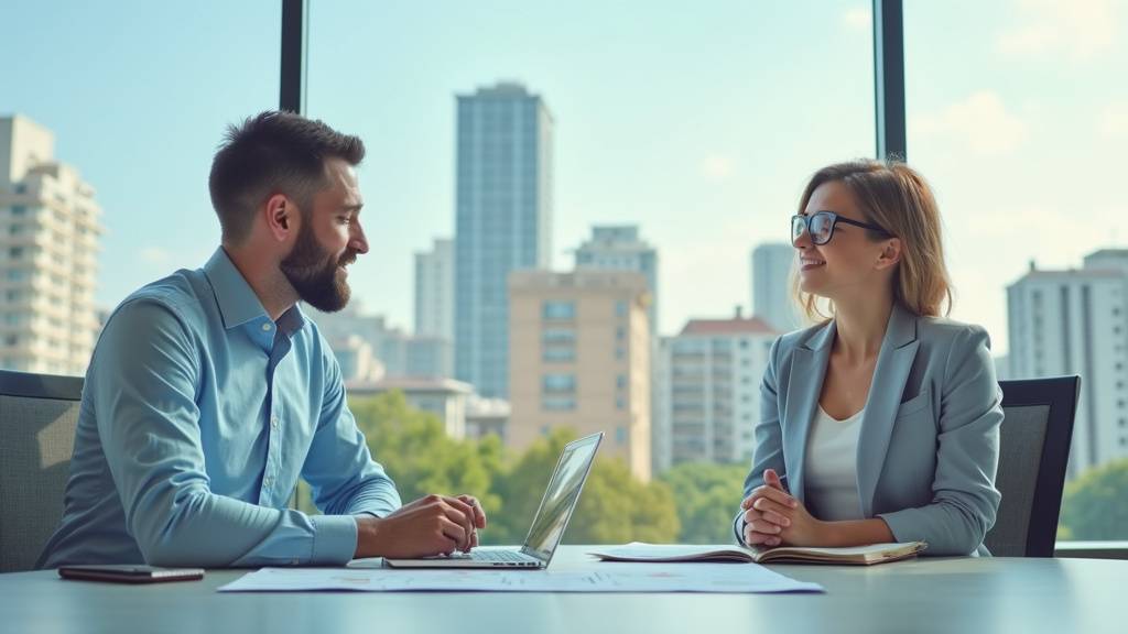 Contrat de gestion immobilière posé sur une table avec une calculatrice